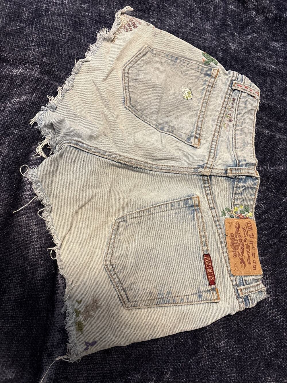 Vintage 90's Y2k Jean Shorts Paris BluesDenim Short Shorts Paris Blues Size 2
